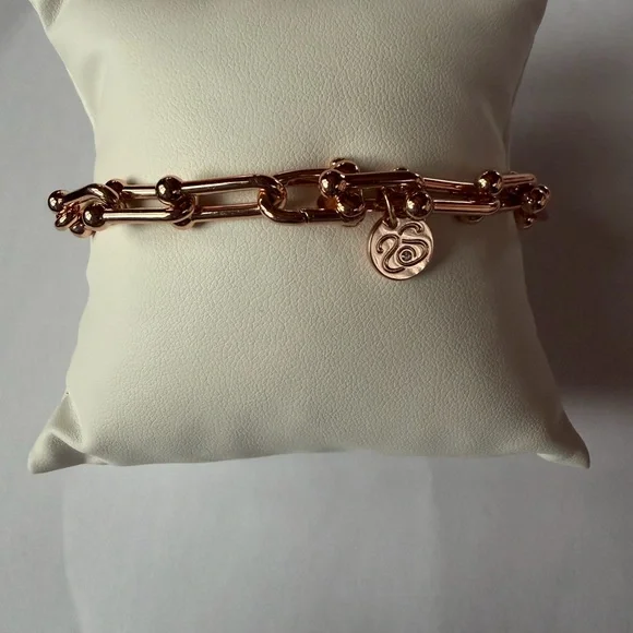 14k Rose Gold La Catena Bracelet by Spark’l- size 2 (6.75”) - Picture 2 of 8